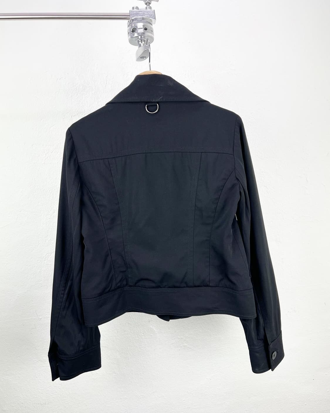 버버리 블랙 엘라스텐 포켓 봄버 자켓  상품이미지5