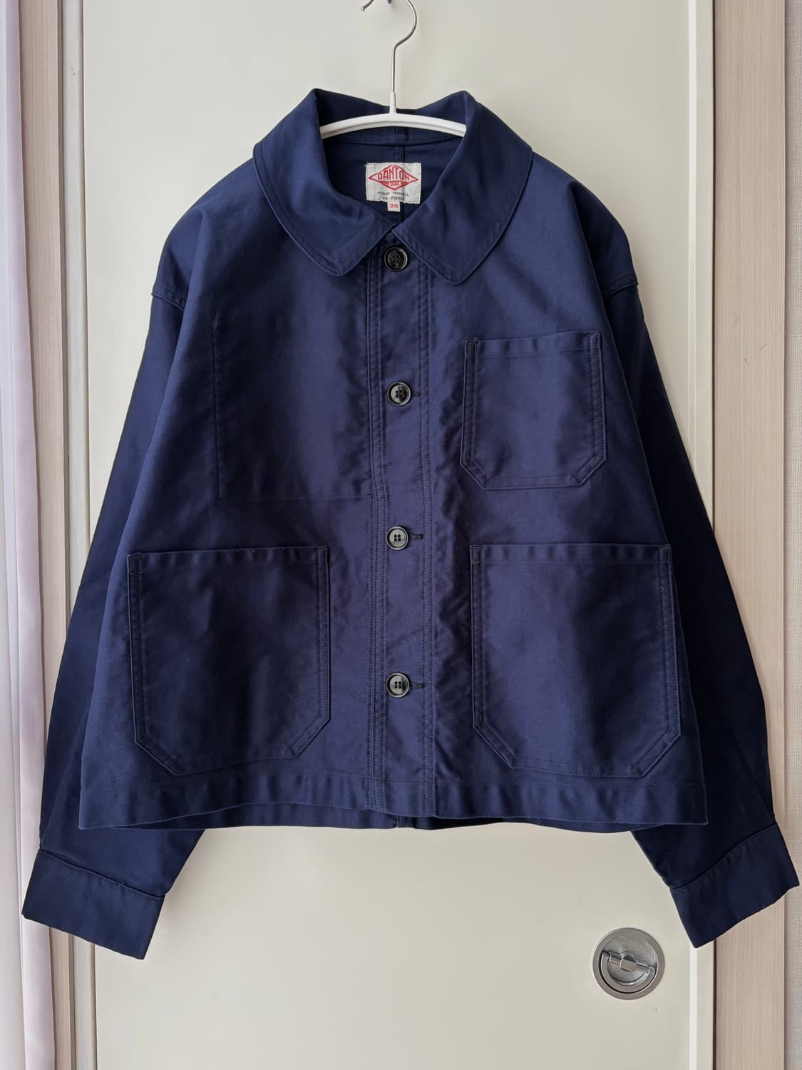 Danton 단톤 몰스킨 와이드 워크 자켓 상품이미지1