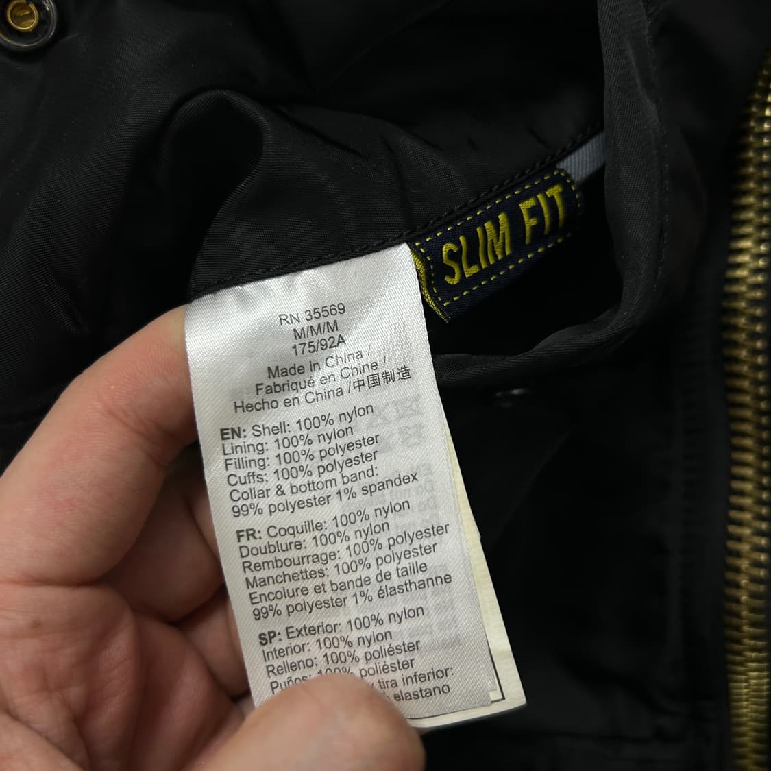 알파인더스트리 리버시블 MA-1 봄버자켓(M) 상품이미지3