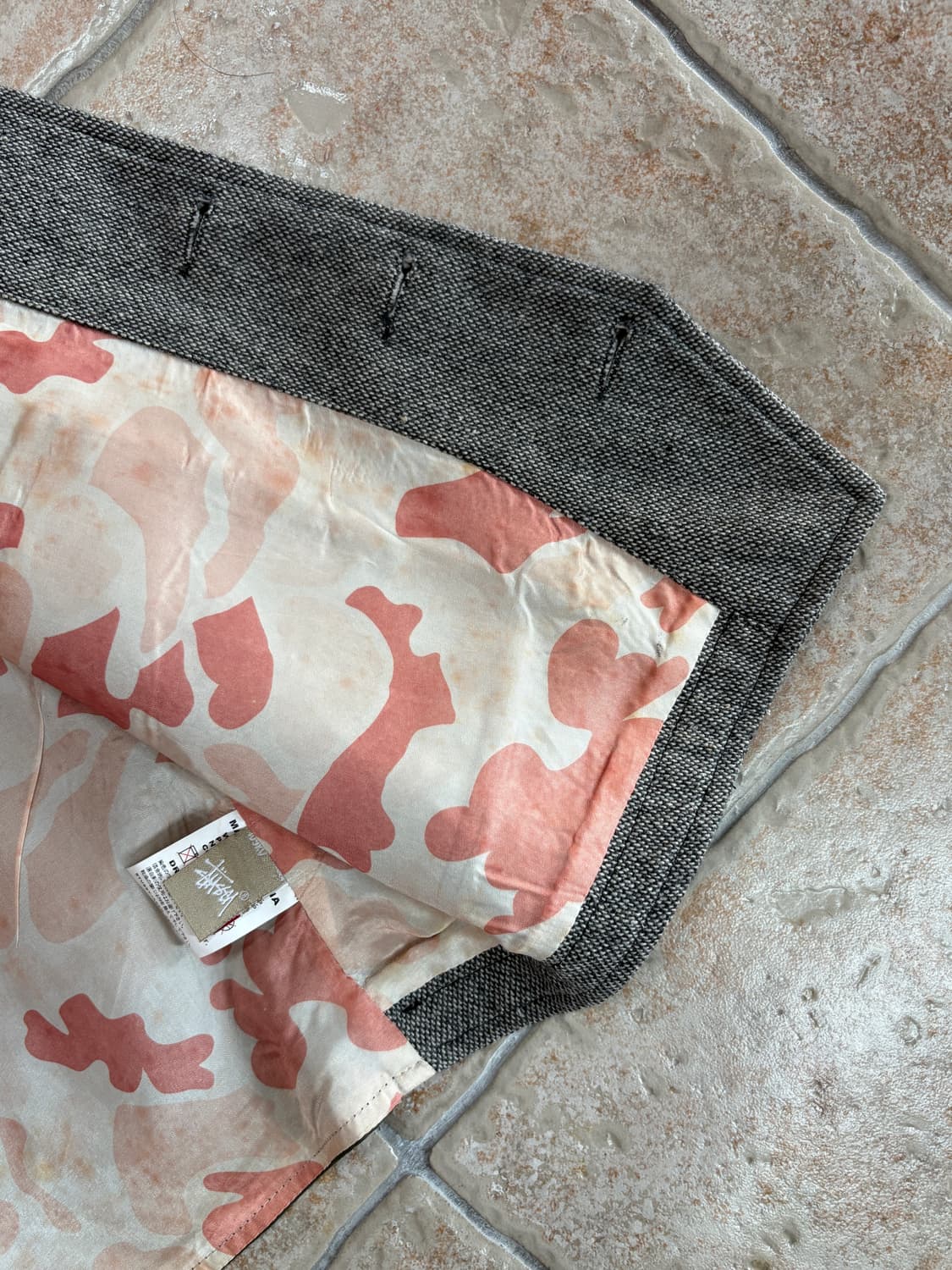 [M] Stussy Workgear olive camo vest 상품이미지5