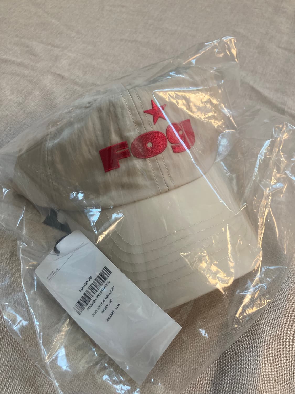 새상품) 하우스포그 나일론 볼캡 상품이미지6