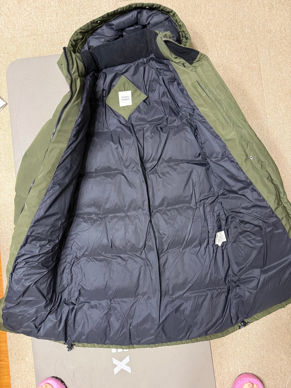 톰보이 스튜디오  구스 롱패딩  Free 사이즈  상품이미지2