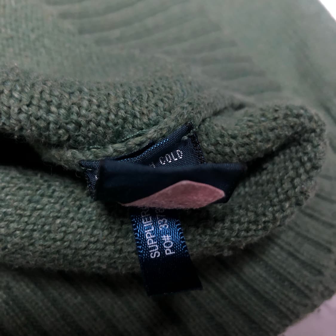 폴로 랄프로렌 반집업 니트 남성용 상품이미지5