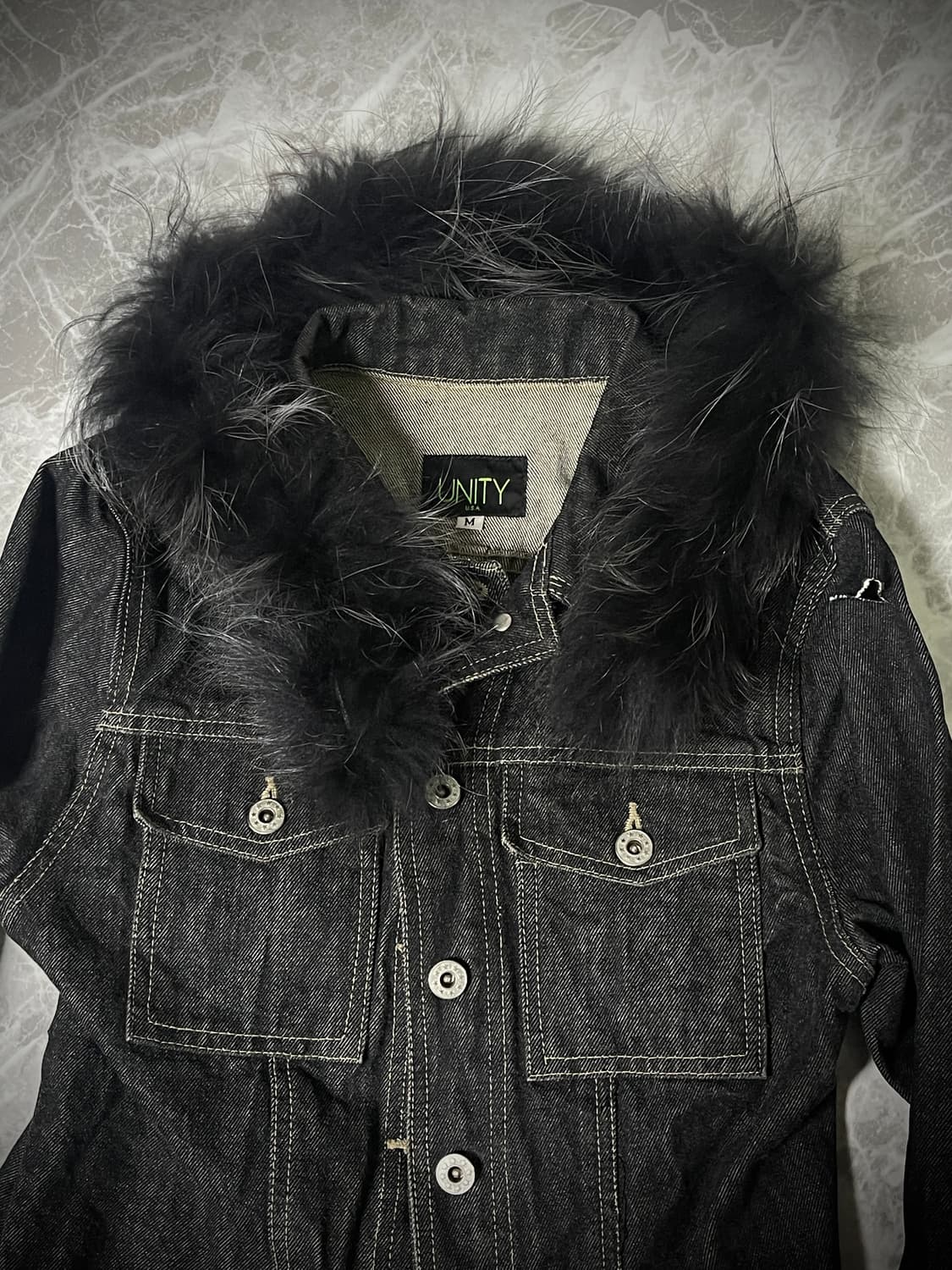 black fur muffler 상품이미지3