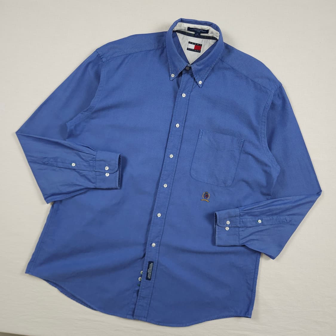 2XL(110) 타미 힐피거 헤비셔츠 블루 상품이미지2