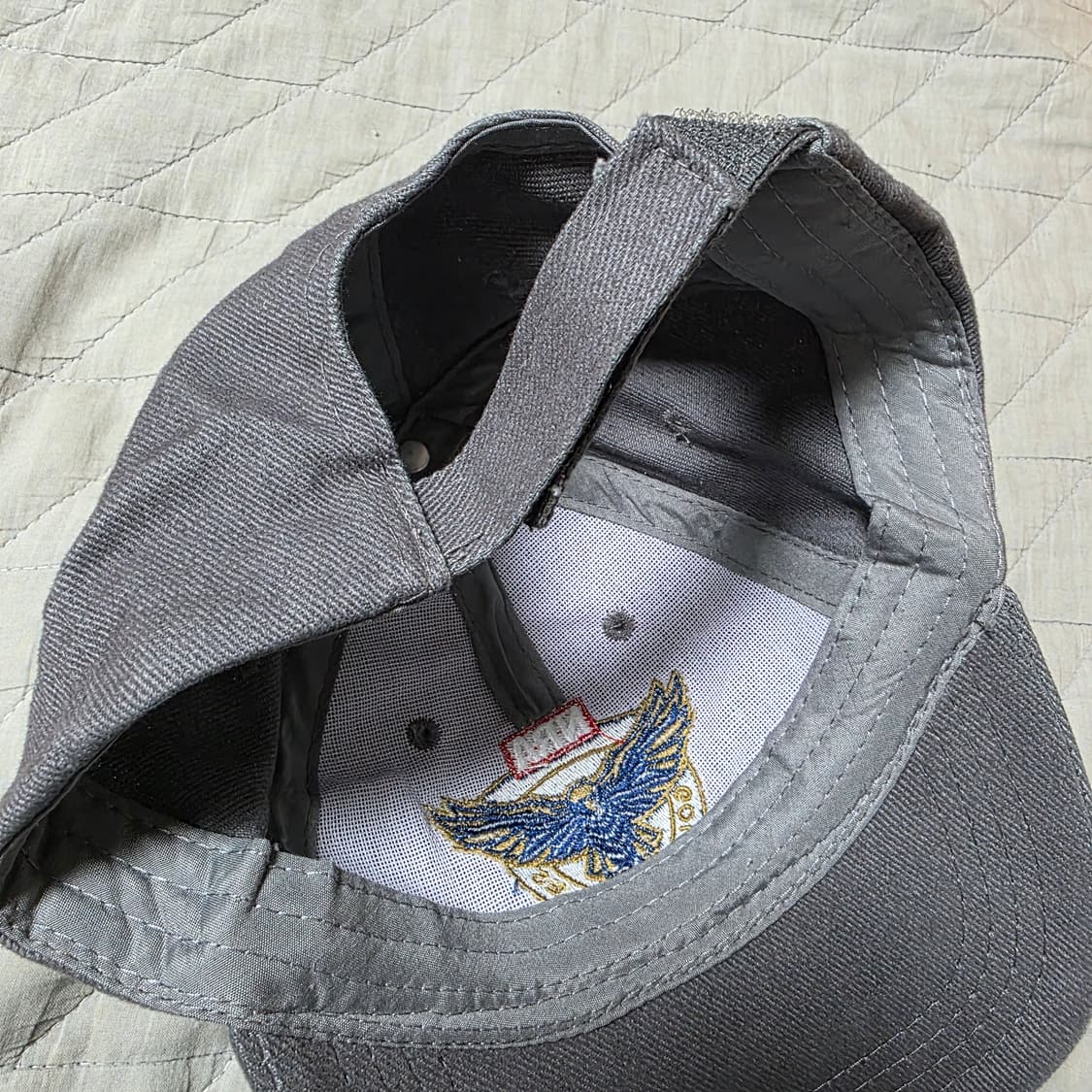 [OS] 빈티지 NRA 골든 이글 쉴드 6패널 캡 그레이 상품이미지4