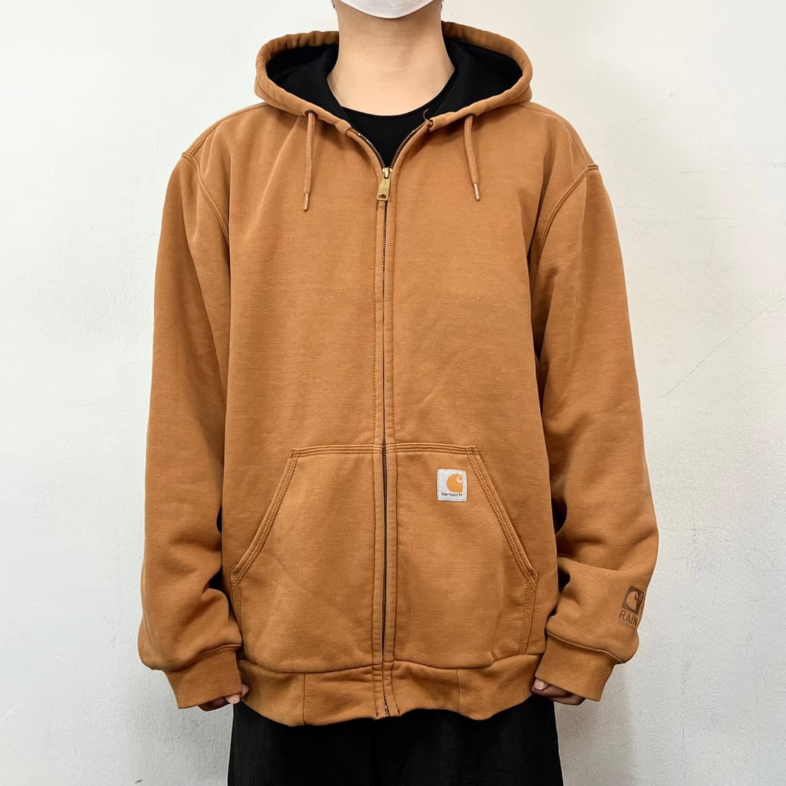 칼하트 오버사이즈 써멀 후드집업 상품이미지1