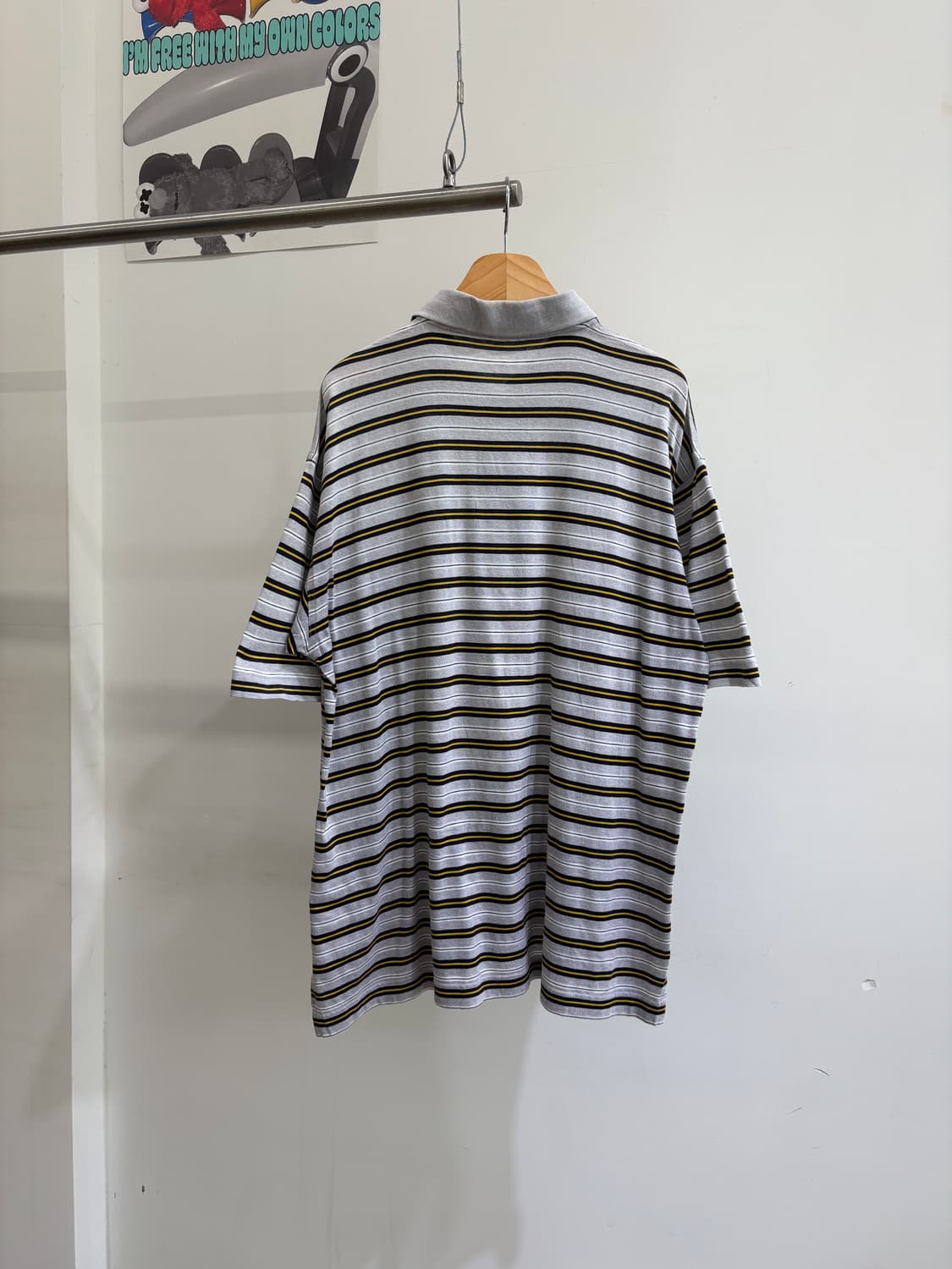 AQUASCUTUM (Made in Japan) 카라반팔티셔츠 상품이미지5
