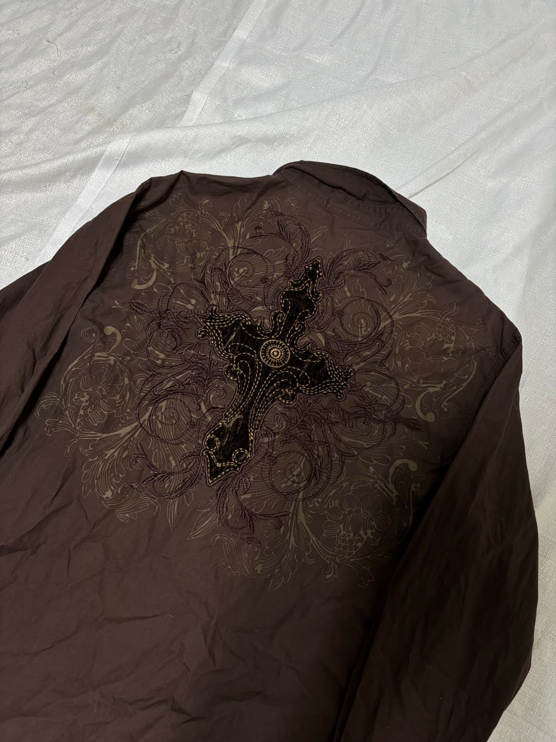 “Unknown” 00’s Design Dark Brown Cross P 상품이미지6