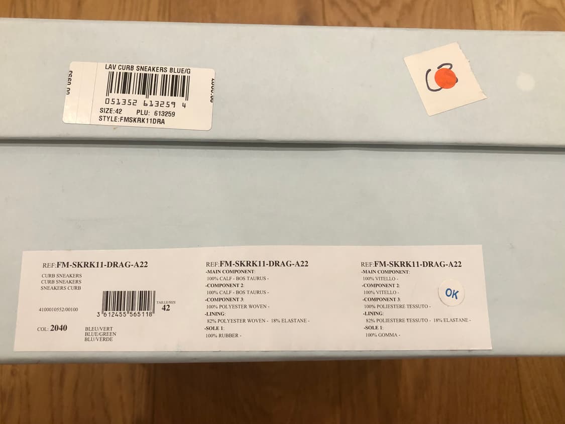 LANVIN 커브 스니커즈 42 상품이미지8