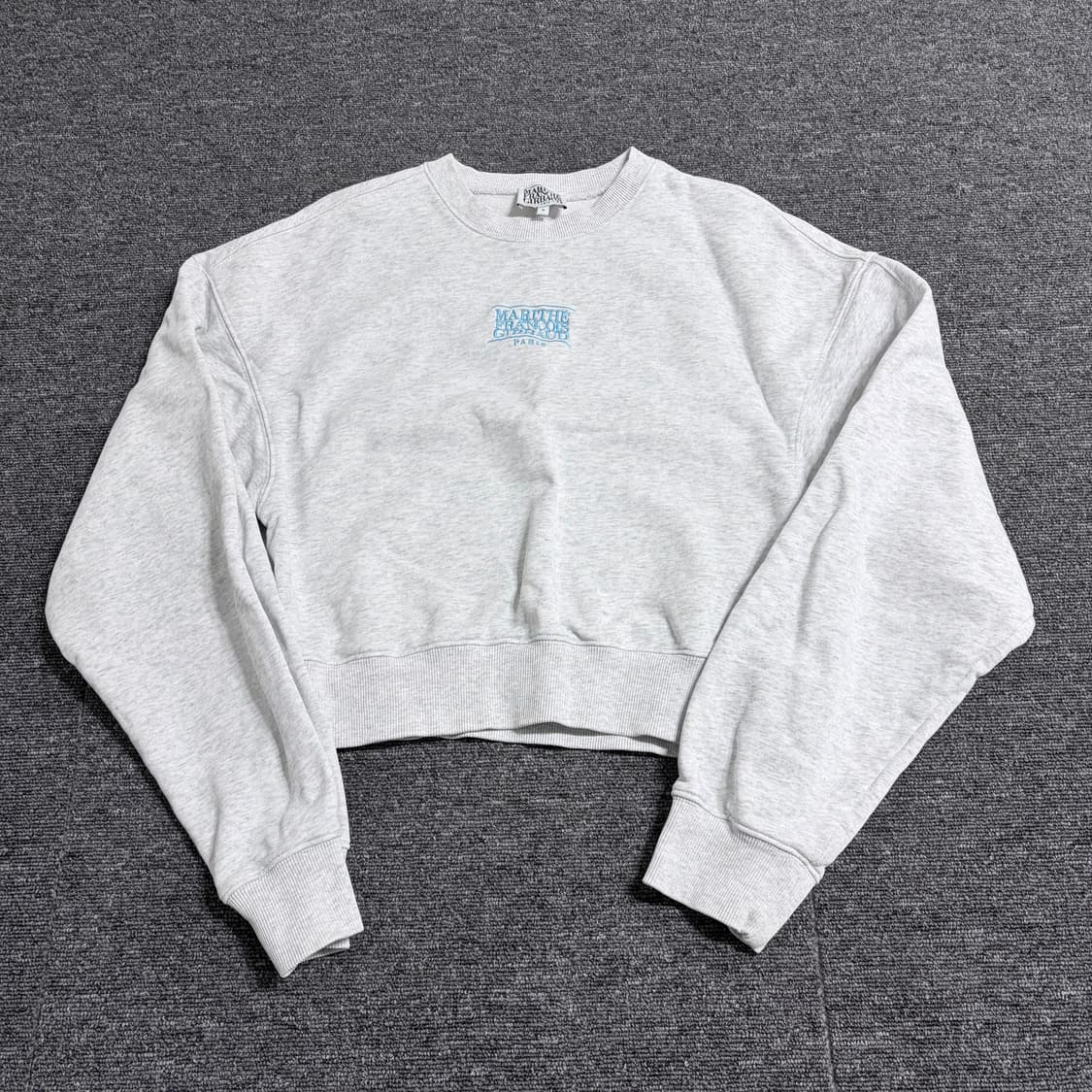 마리떼 크롭 맨투맨 상품이미지1