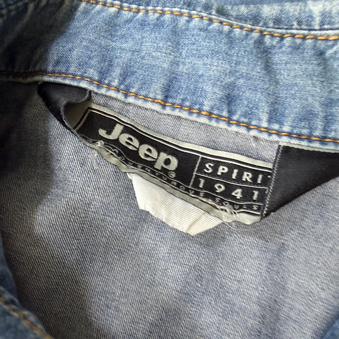 M 지프 빈티지 워싱 데님 셔츠 0323T 상품이미지3