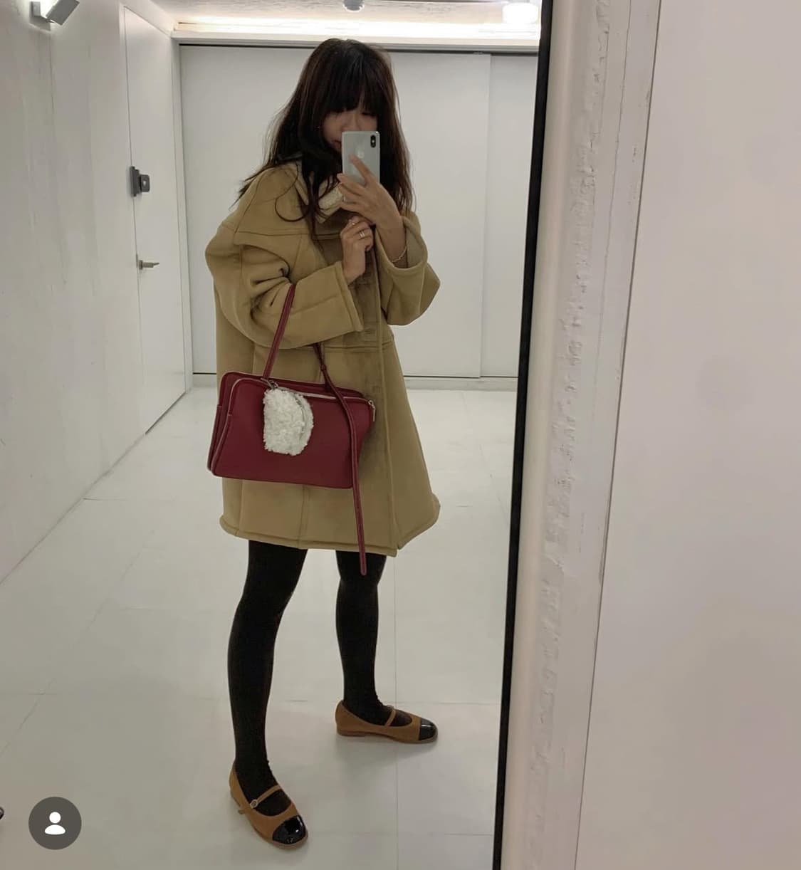 오버듀플레어 무스탕 상품이미지3