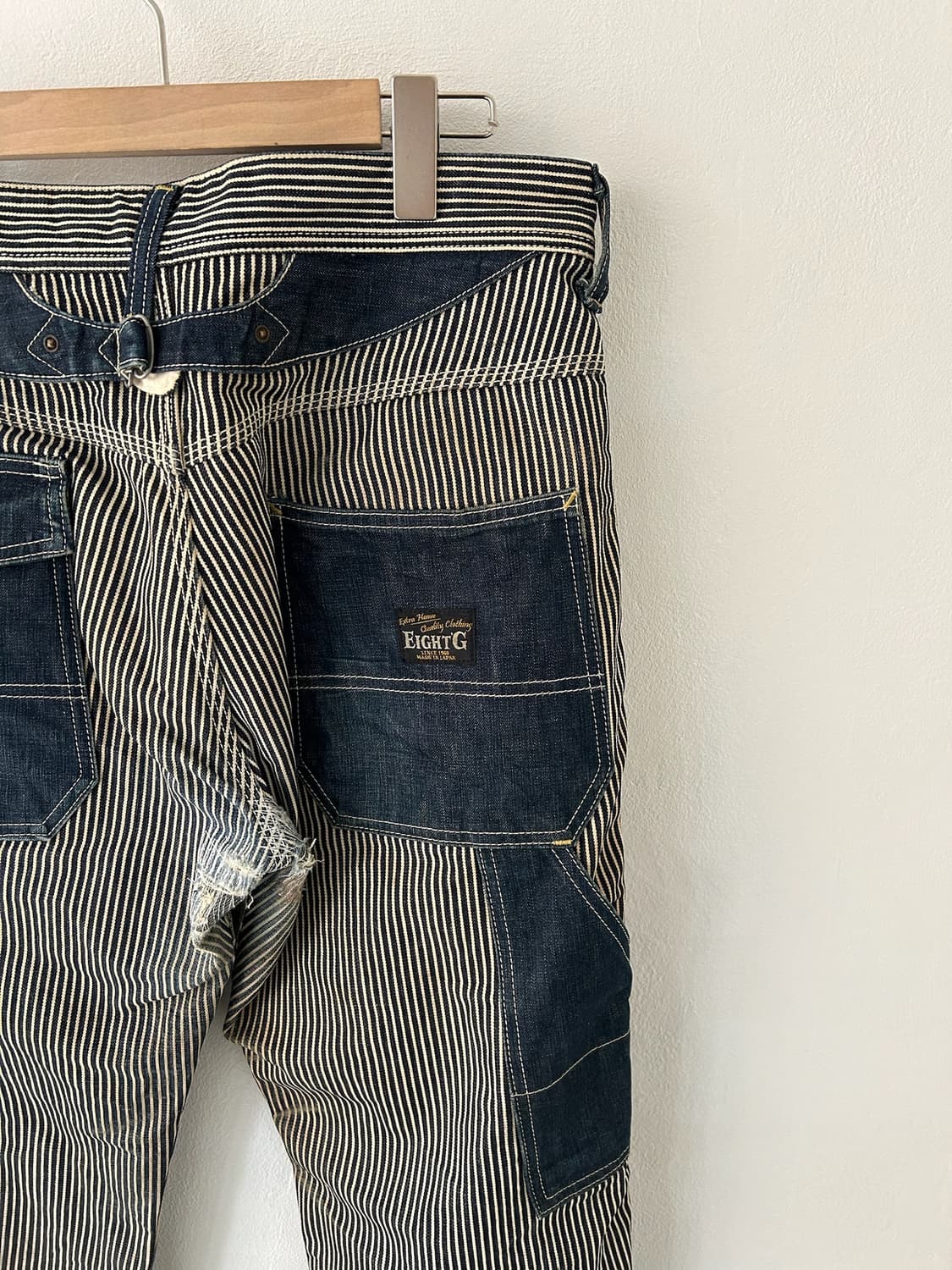 vtg Eight-G Hickory Stripe Paniter Pant. 상품이미지8