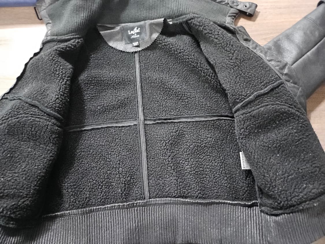 Laplaf 라이아프 무스탕 블랙 양털 후리스 점퍼 77 상품이미지5