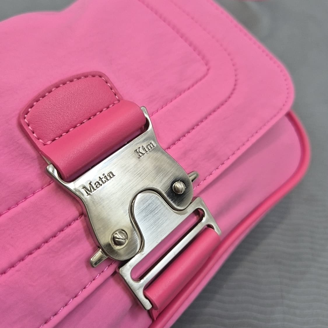 마뗑킴 크리스프 미니 버클백 핑크 상품이미지2