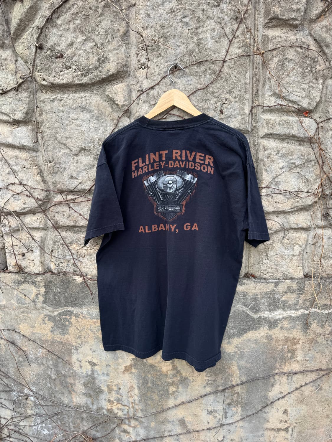 00s 할리데이비슨 빈티지 2005 usa 프린팅 반팔 티셔츠 xl 상품이미지2