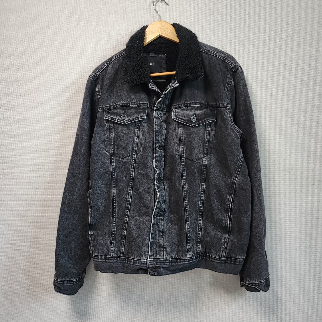 [XL] ZARA 자라 데님 양털 자켓 상품이미지1