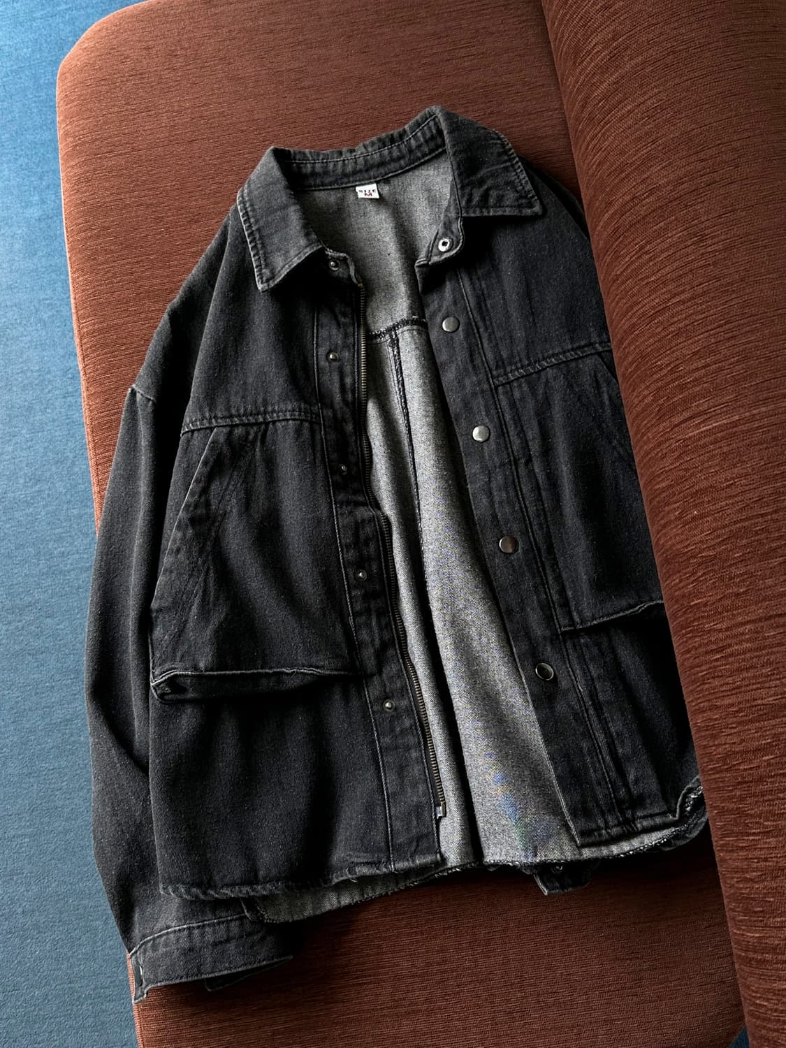 Denim utility pocket design blouson 상품이미지3