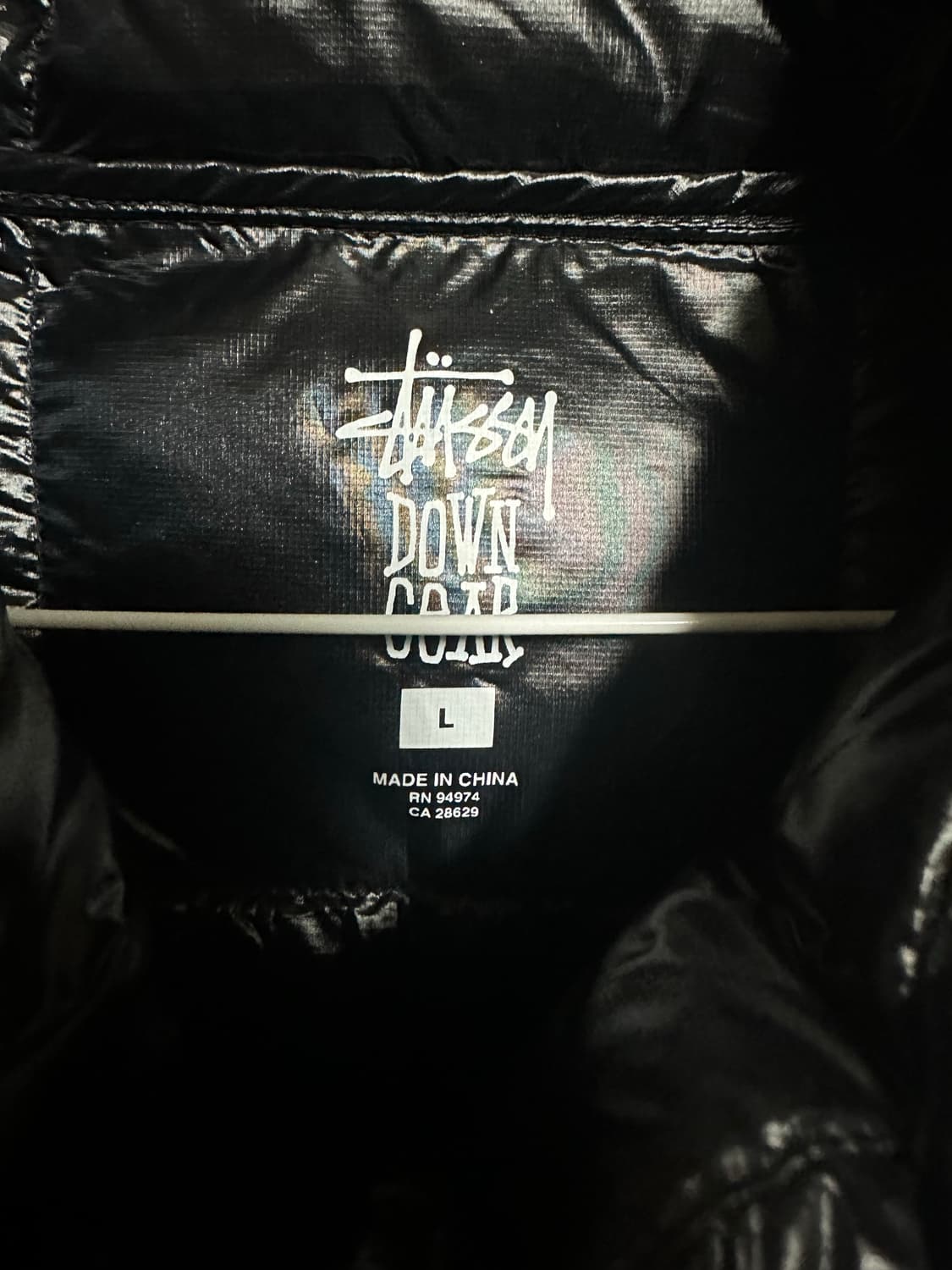 스투시 미드웨이트 퍼퍼 블랙 패딩 상품이미지3