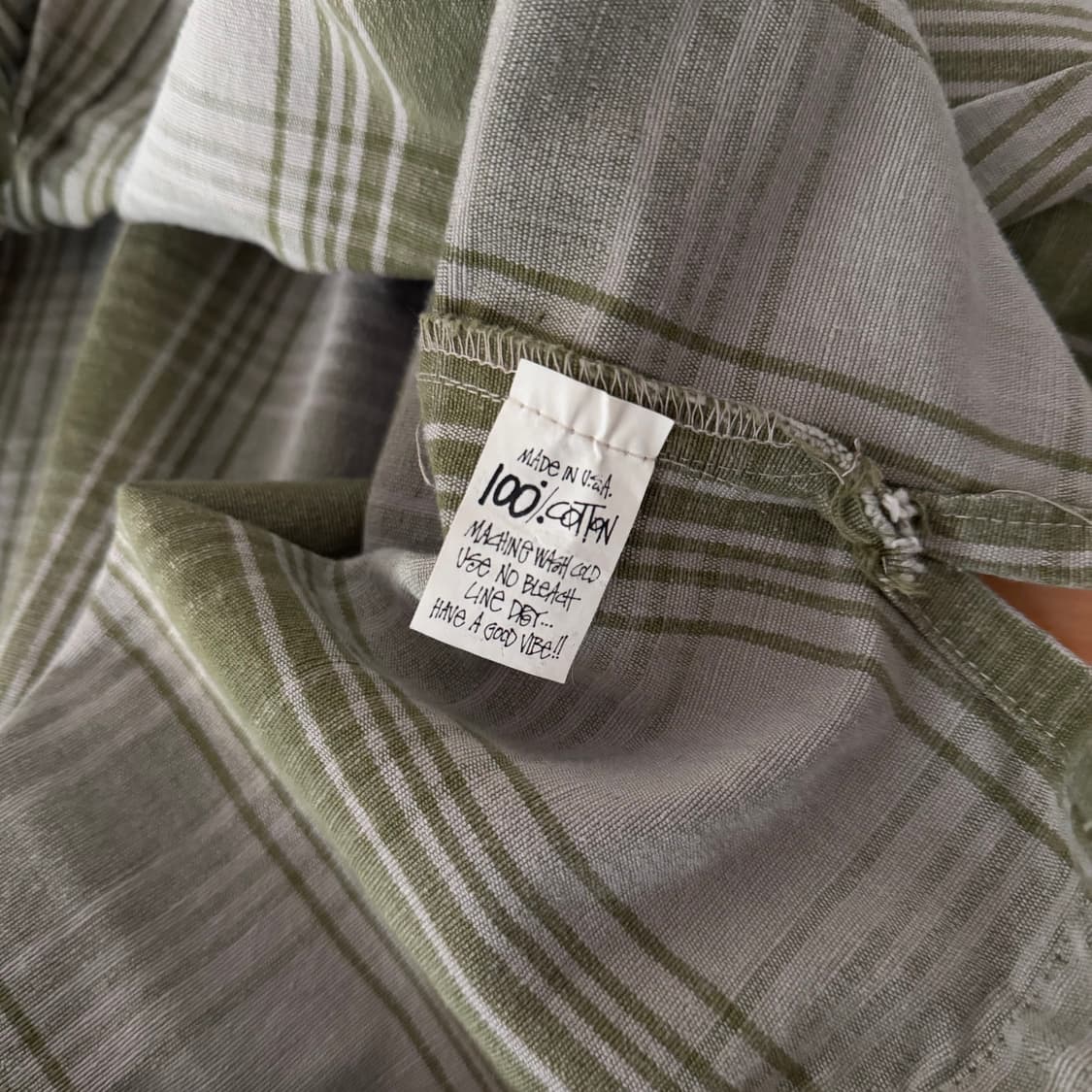 90s 올드 스투시 체크 셔츠 상품이미지7