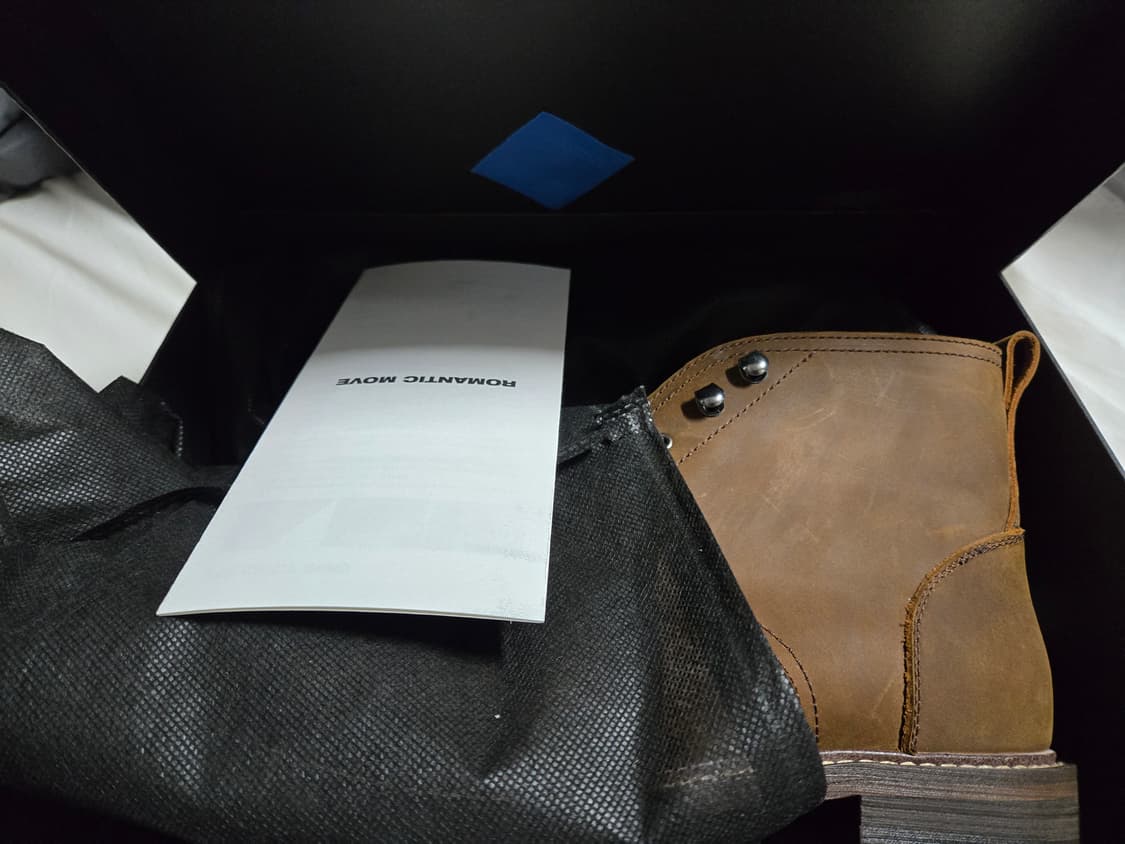 새상품 로맨틱무브 레일로드 워커 부츠 285 오일 빈티지브라운. 280 상품이미지4