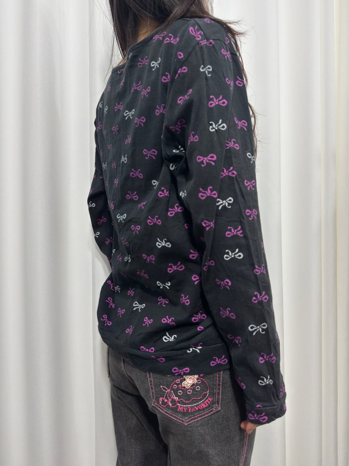 ribbon longsleeve 상품이미지3