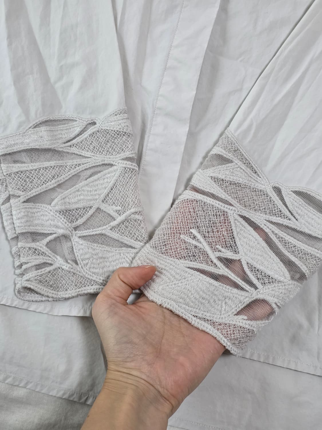 COS 코스 차이나 슬릿 블라우스 상품이미지5