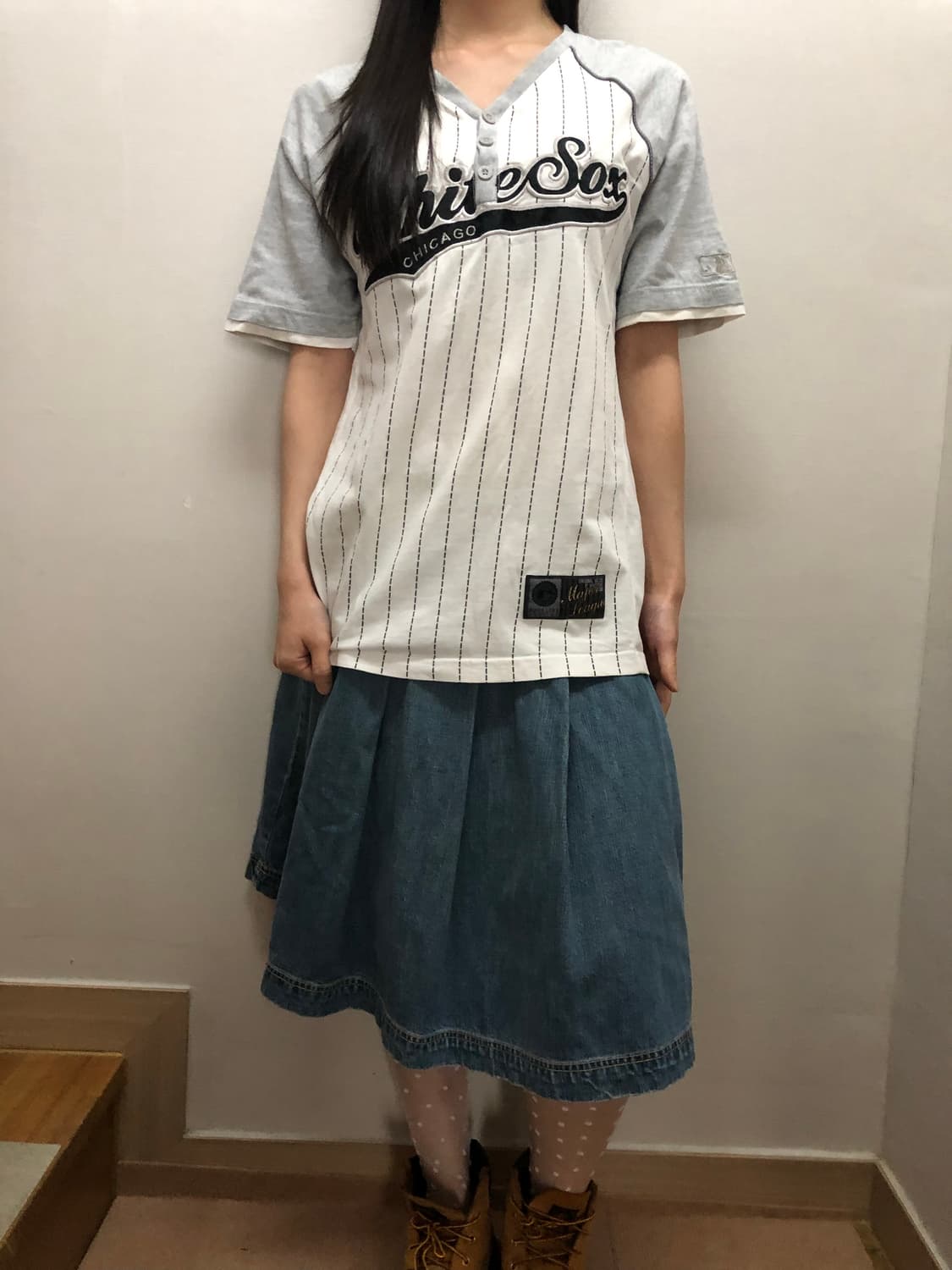 빈티지 mlb 화이트 티셔츠 상품이미지6