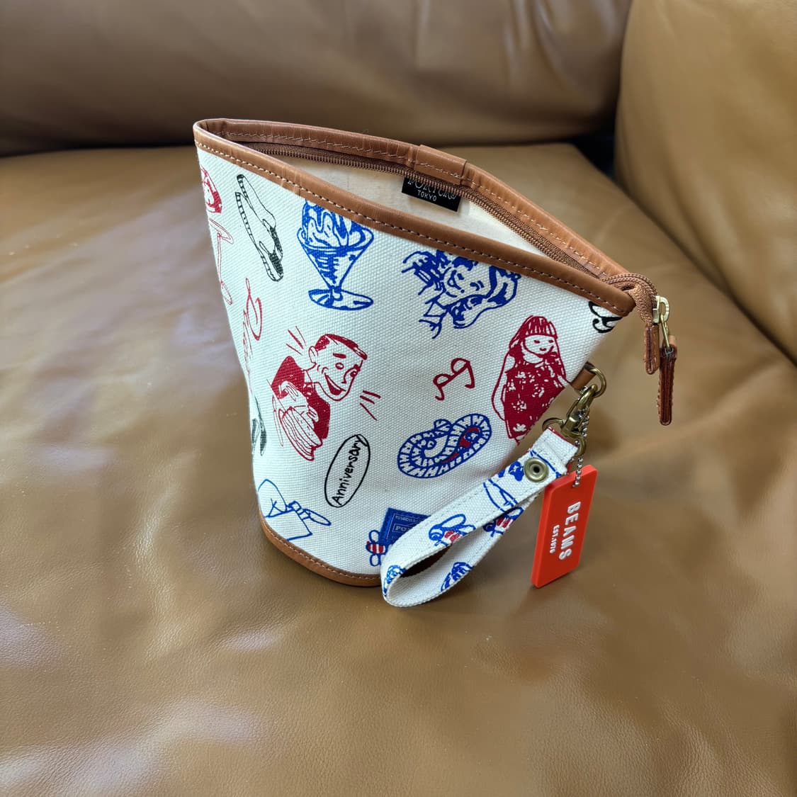 PORTER BEAMS 포터 빔즈 40주년 한정 파우치 가방 상품이미지2