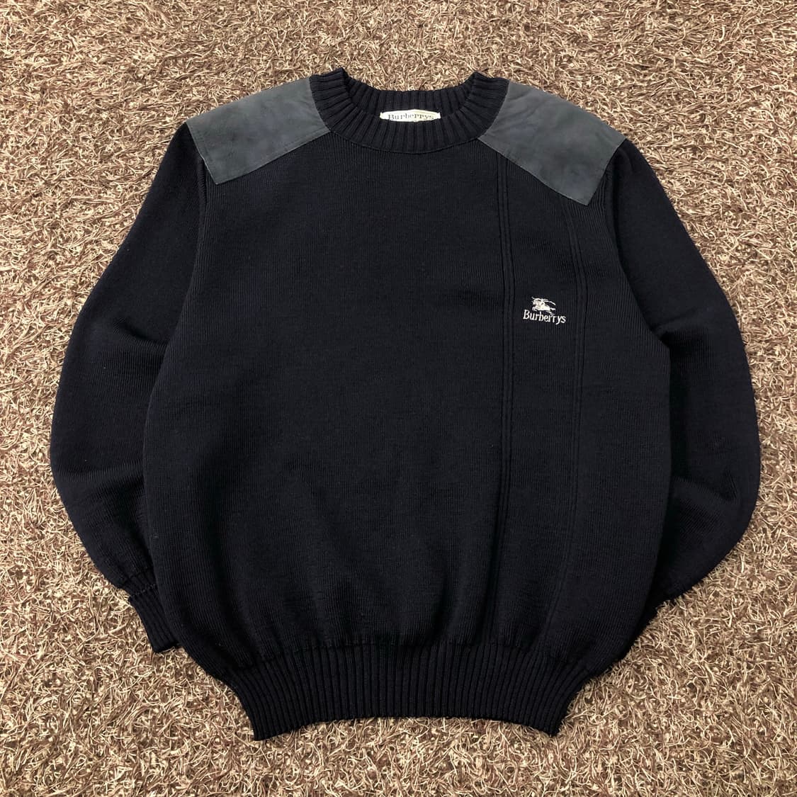 버버리 코만도 울 엘보우 패치 니트 상품이미지1