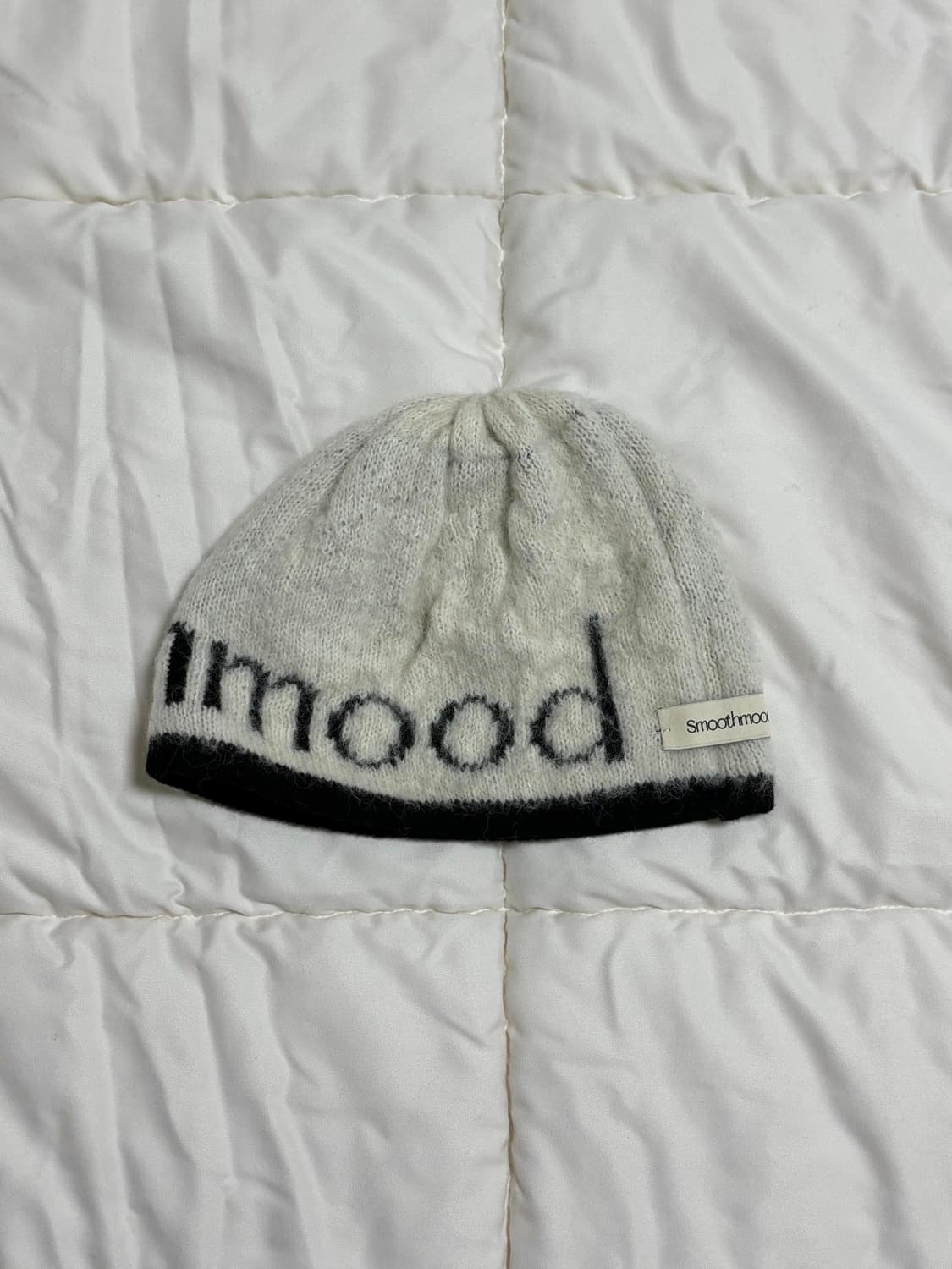 스무스무드 비니 Roomie Logo Knit Hat Cream 상품이미지3