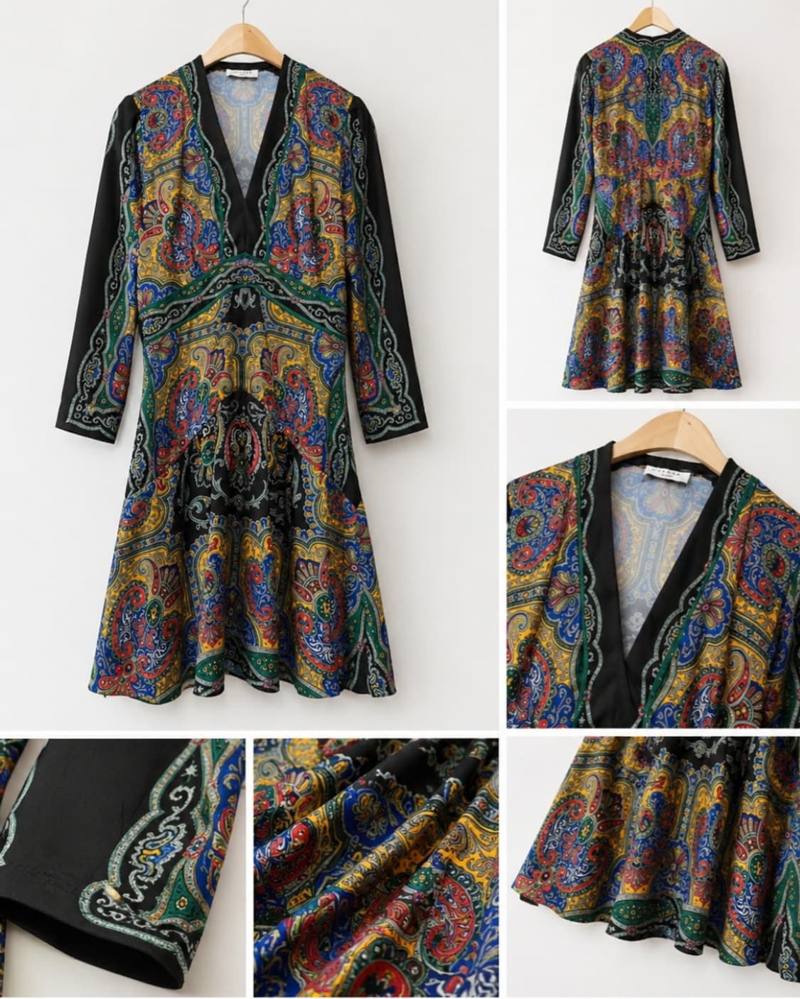 산드로 페르시안 실크원피스 36사이즈 상품이미지1