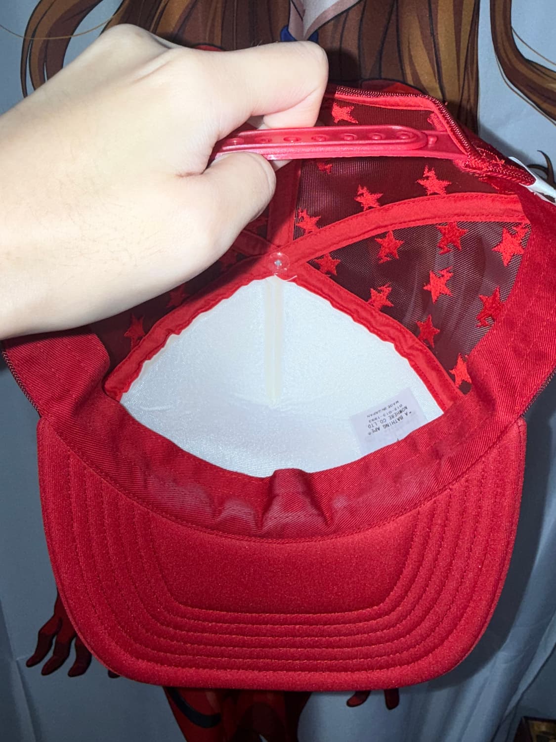 베이프스타 볼캡 레드 상품이미지3