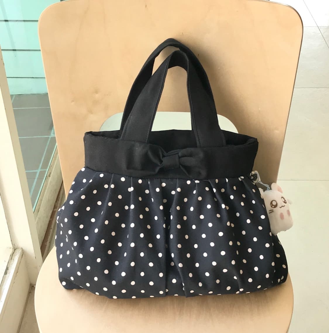 [Dot cat] dot shirring bag 상품이미지4