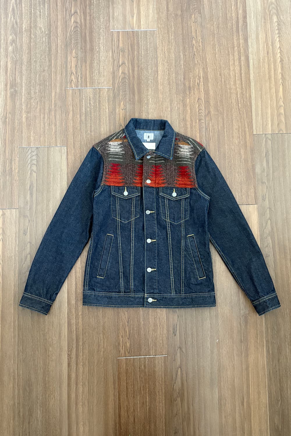 TakeoKikuchi NativePattern Denim Jacket 상품이미지4