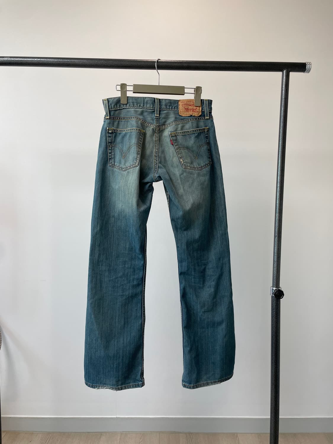 (29) Levis 리바이스527 빈티지 워싱 부츠컷 데님팬츠 상품이미지4