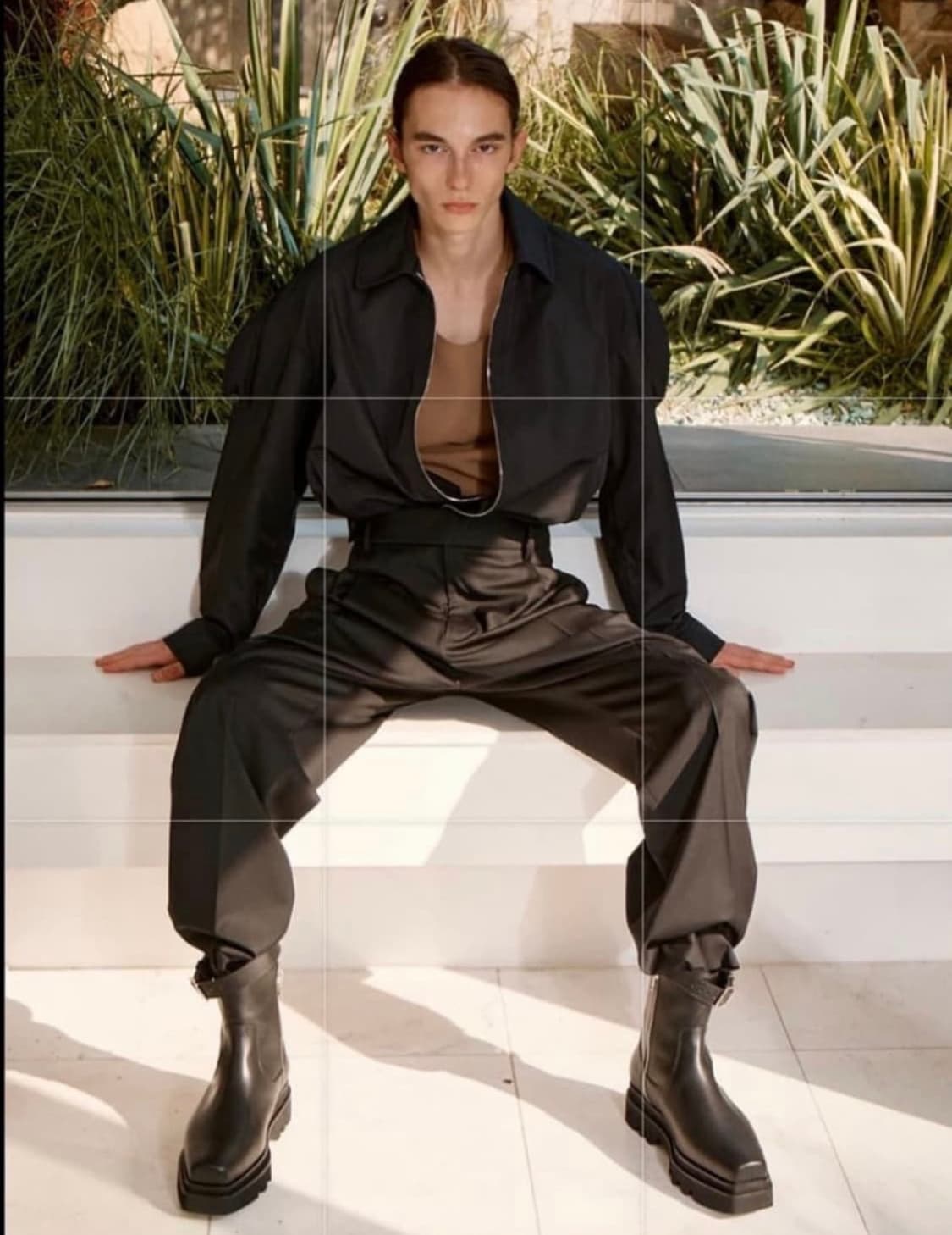 렉토 숏 집업 블루종 자켓 L 상품이미지1