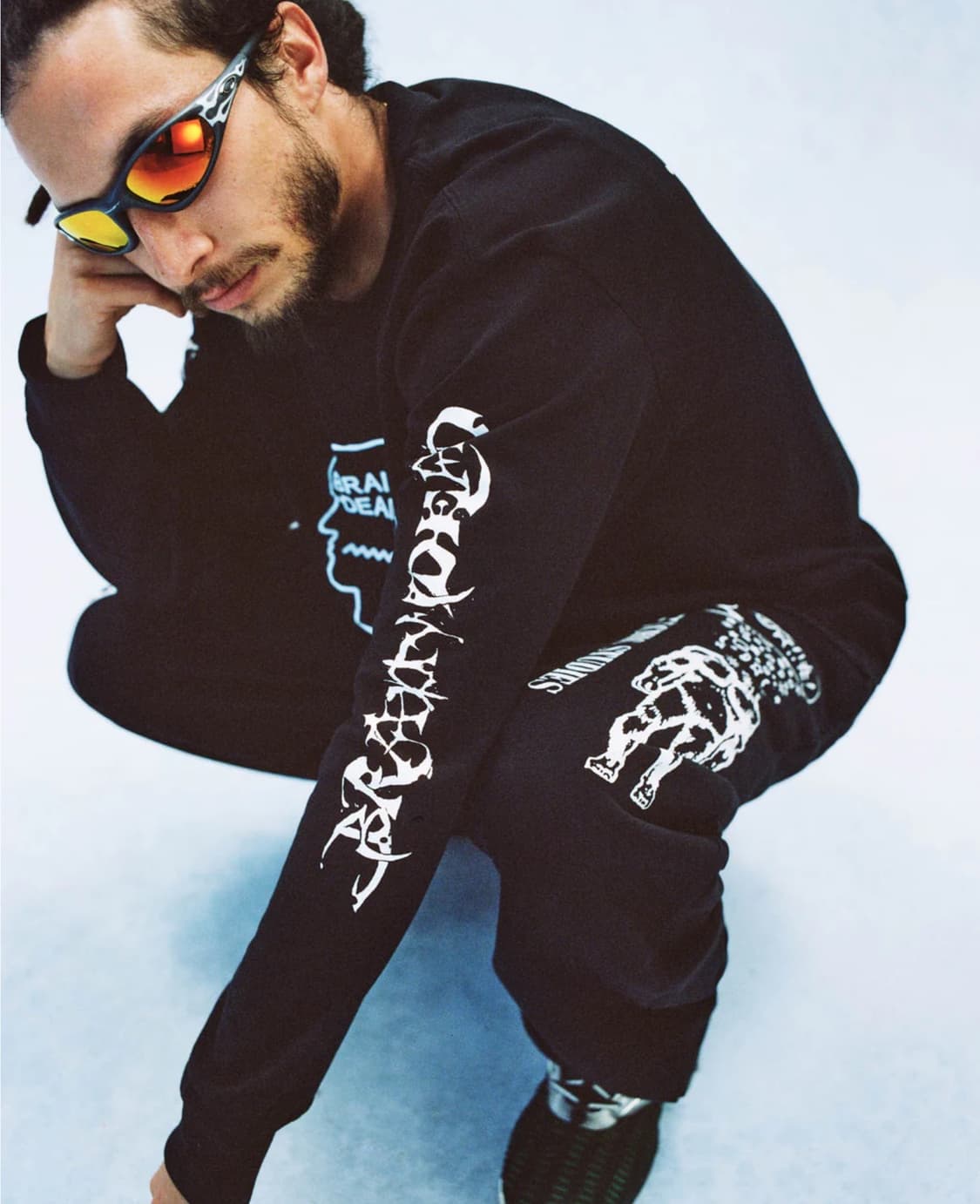 오클리 팩토리 팀 x 브레인 데드 스트레이트 자켓 99 선글라스 X-실버 상품이미지2