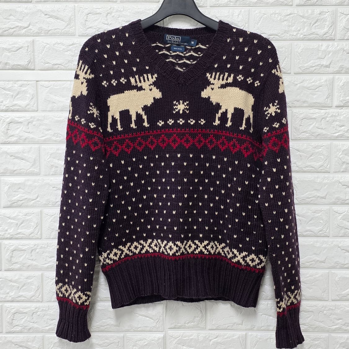 택포// 폴로 랄프로렌 울 니트 M 상품이미지1