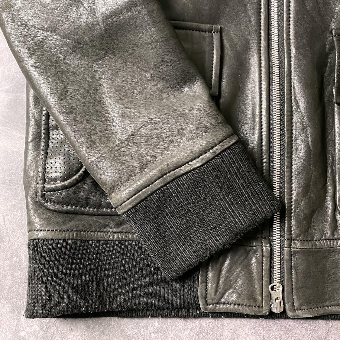 ABAHOUSE 아바하우스 빈티지 레더 자켓 상품이미지6