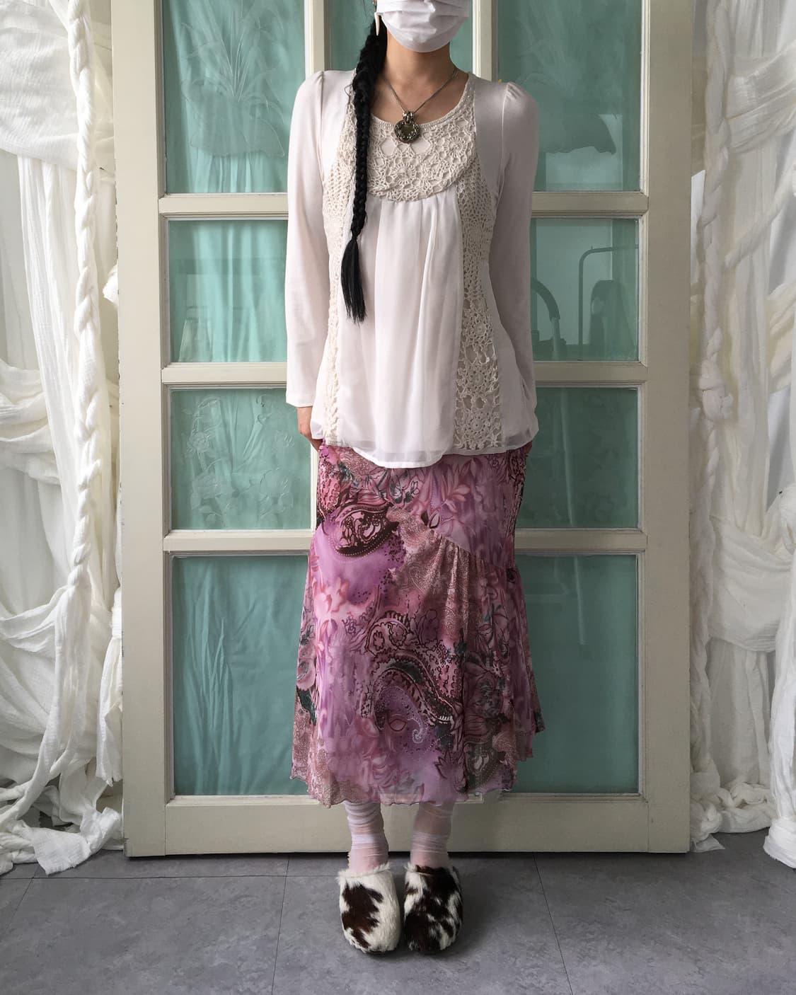 Crochet layer sleeve 상품이미지1