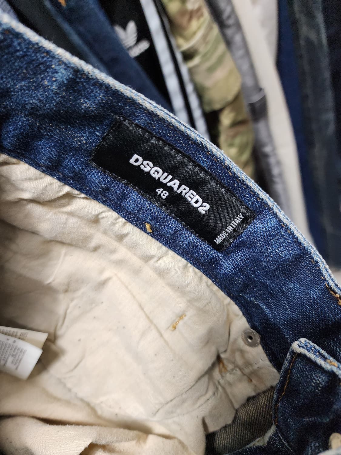 디스퀘어드2 벨티드 데미지 청바지 상품이미지8