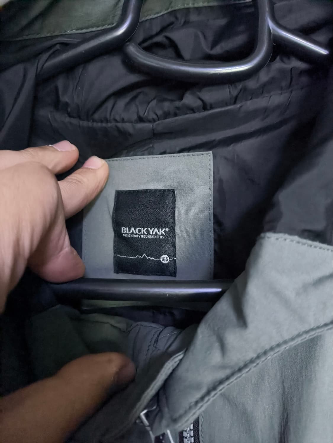 95(165) 블랙야크 후드 집업 바람막이 등산복 상품이미지6