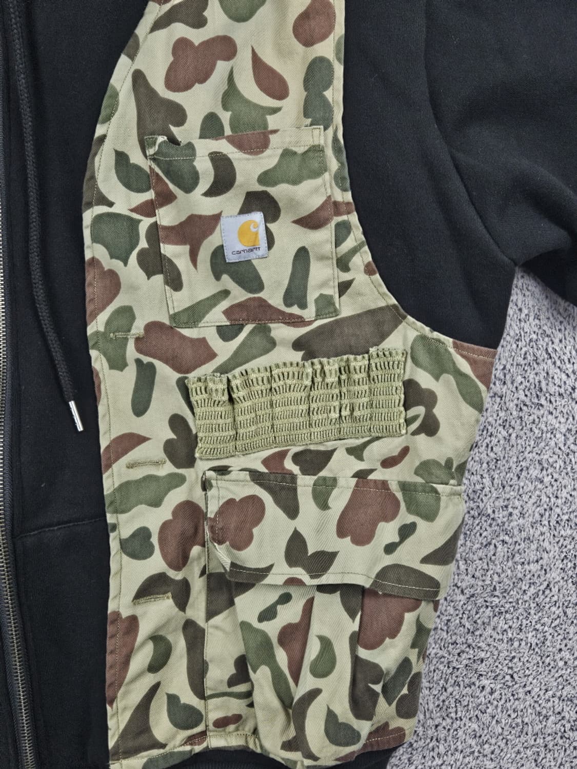 칼하트 카모베스트 아플리케 커스텀 후드집업 (상세설명참조) / 10096 상품이미지9