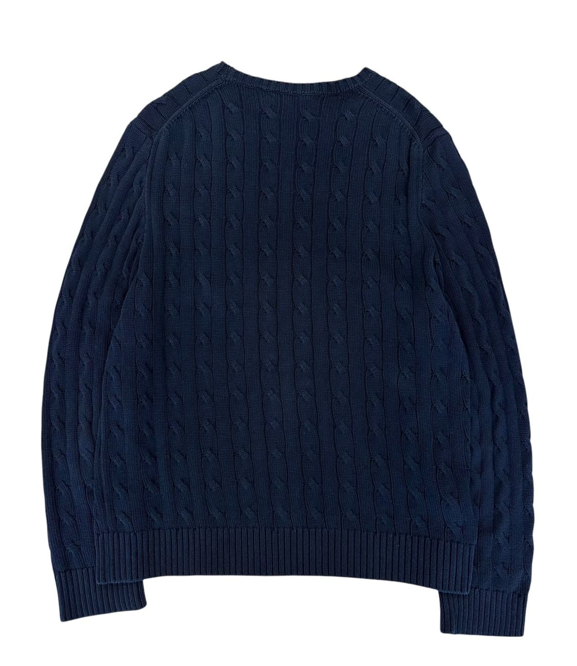 폴로 케이블니트 네이비 (XL) 상품이미지8