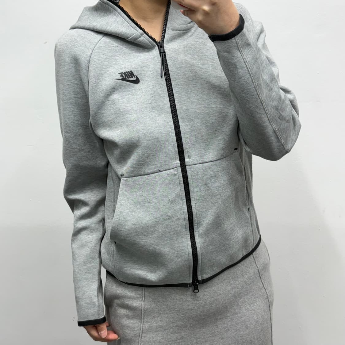 [M] 나이키 그레이 후드집업 상품이미지2