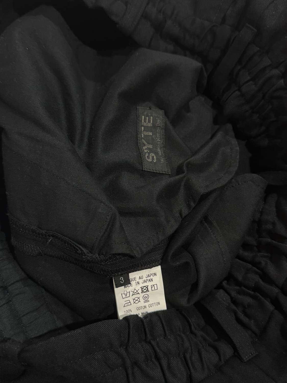 요지야마모토 18aw 하카마 팬츠 상품이미지5