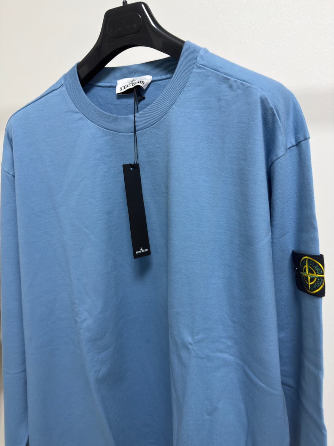[새상품, 3XL] 스톤아일랜드 맨투맨 스웻셔츠 블루 상품이미지2