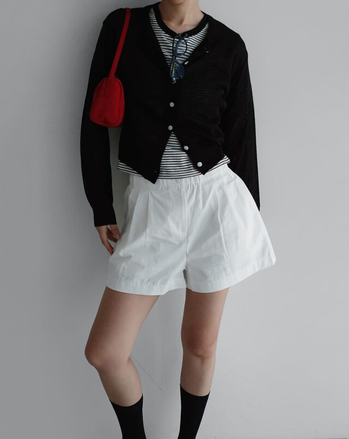 라룸 린넨가디건(블랙) 상품이미지3